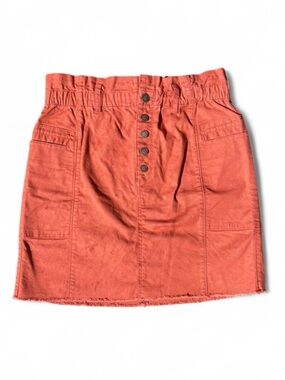Hollister Button-Front High Waisted Skirt